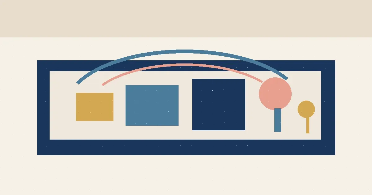 Risograph illustration of a portfolio research desk with company notes, a market curve, and long-horizon calendar cards for Wellington Management internship prep